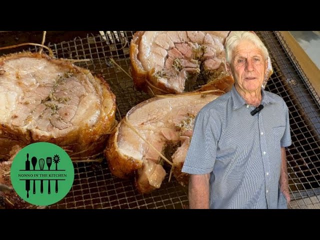 Part 2 of Nonno Tony's feast with porchetta, capretto(baby goat) and a tour all his homemade goodies