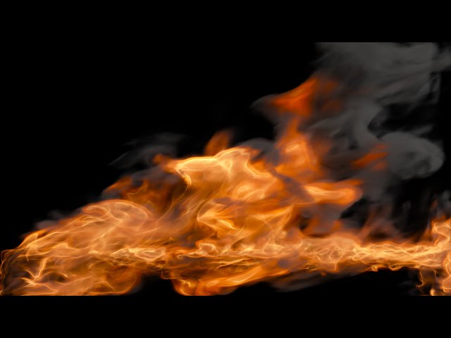 Epic 4K Fire Background Video: Close Up Intense Flames Overlay