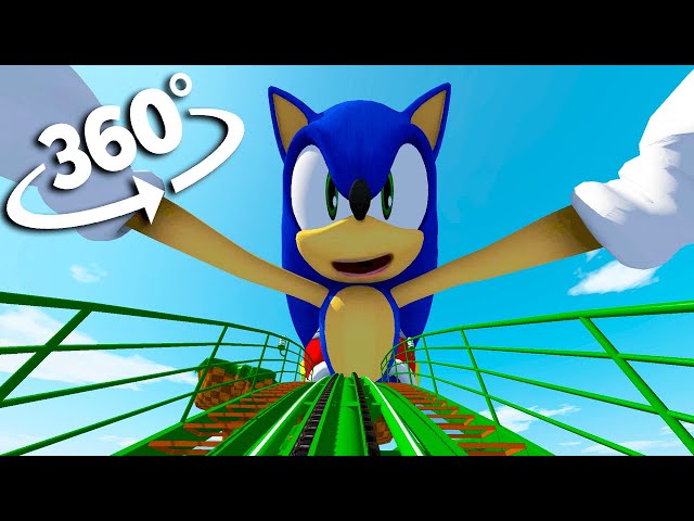 360° Sonic the Hedgehog universe & Roller Coaster