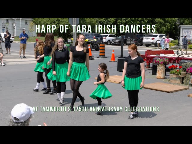 Harp of Tara Irish Dancers  at Tamworth's 175th Anniversary 4K