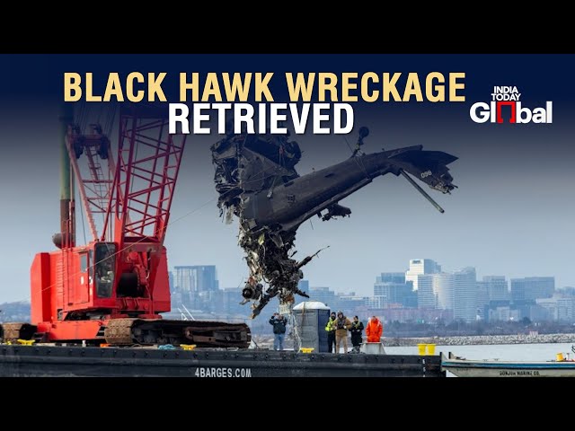 LIVE : Black Hawk crash update: Wreckage removed from river for investigation