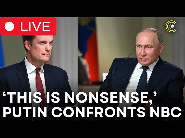 Putin Interview LIVE | Putin Confronts NBC on Fake News and US Misinformation About Russia