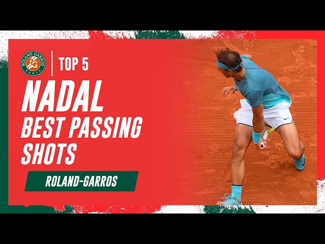 Top 5 Rafael Nadal passing shots at Roland-Garros