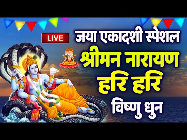 LIVE : श्रीमन नारायण नारायण हरी हरी : विष्णु धुन - Peaceful Vishnu Dhun - Shreeman Narayan Narayan