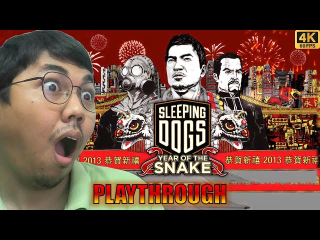 STILL, UNDERRATED GAME OF ALL TIME | AJ PLAYS: Sleeping Dogs DLC - Year of the Snake (4K)