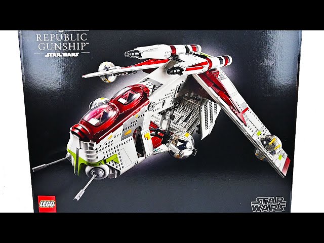 LEGO Star Wars UCS Republic Gunship (75309) Review!