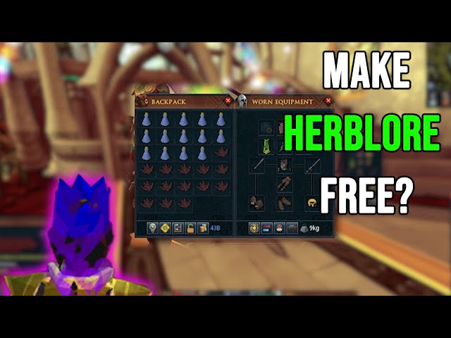 Herblore 10m - 20m+ Per Hour With Unfinished Potions RS3