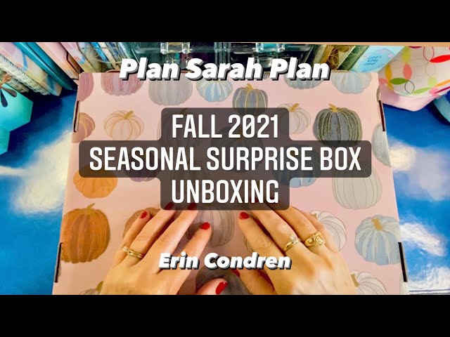 Fall 2021 Seasonal Surprise Box Unboxing! | Erin Condren