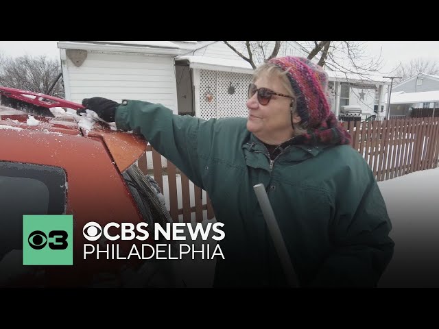 Delaware County residents dig out after storm brings 4 inches of snow