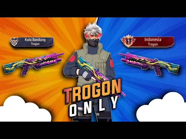 Namatin Weapon Glory Free Fire Dari Top Kota Sampai Jadi Top Indonesia TROGON Only - BR RANGKED