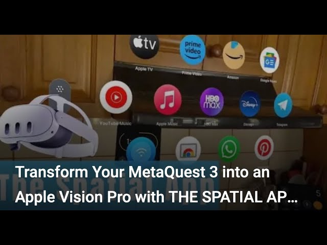 Transform Your MetaQuest 3 into an Apple Vision Pro with THE SPATIAL APP for Just $7!