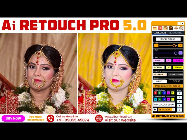 #albuminspire Photo Retouching & Color Correction Made Easy with AI Retouch Pro 5.0 | Album Inspire