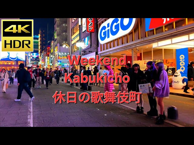 【POV JAPAN】weekend riding Kabukicho, Shinjuku midnight Okubo Park 4K/HDR 休日の歌舞伎町大久保公園 東京夜景零時1時ライディング