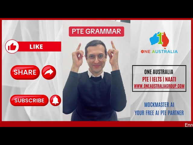 PTE GRAMMAR RULES - 2025!! #pteacademic #ptegrammar #ptepreparation #mockmasterai #studyabroad #fyp