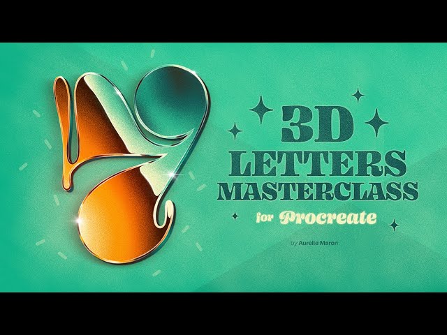 ✨ 3D Letters Masterclass for Procreate ✨ | Online Course Introduction