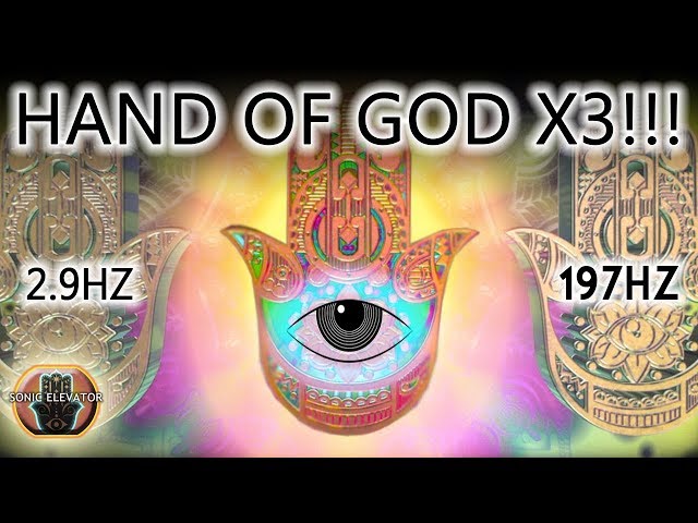 HAND OF GOD 3X THE POWER! IN 5 MIN...THE MOST POWERFUL PROTECTION AGAINST FEAR AND DOUBT | DELTA HZ