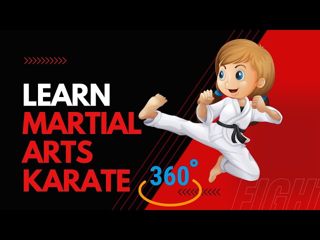 360 Video How To Learn Karate  For Kids |10 Minute Beginner Lesson! |  The Childhood Life P1