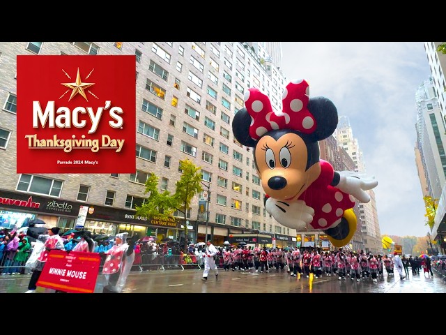 4K NYC Macy's 2024 Thanksgiving Day FULL Parade!