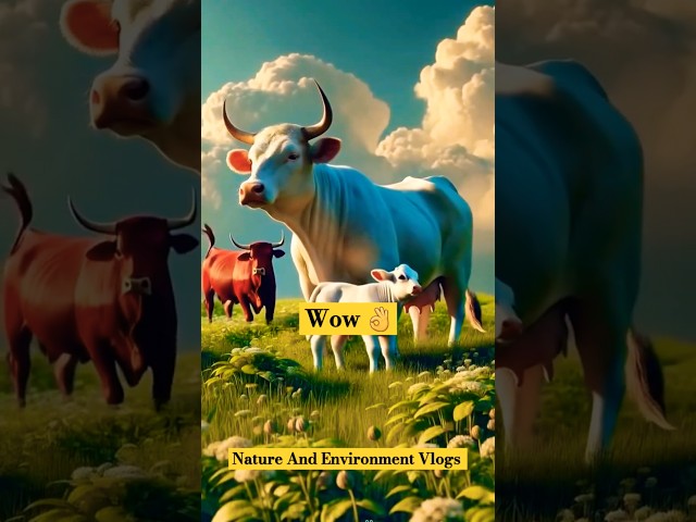 "Heartwarming Story of a Cow and Her Calf"#shorts#short#trending#nature#viralvideo#ytshorts