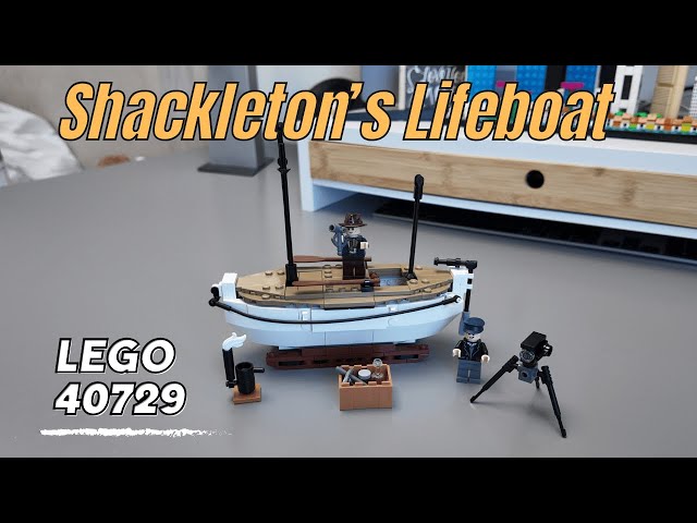 LEGO Icons 40729 Shackleton's Lifeboat - Speed Build & Review