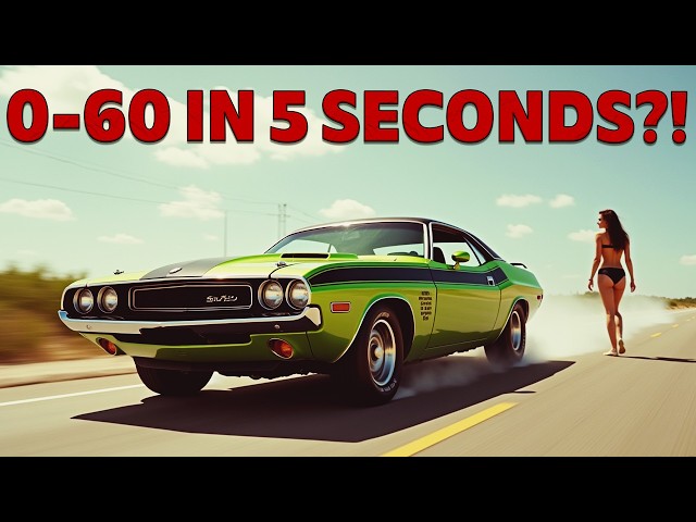 10 Quickest American Muscle Cars of the 1970s: A Journey Back to the Golden Era