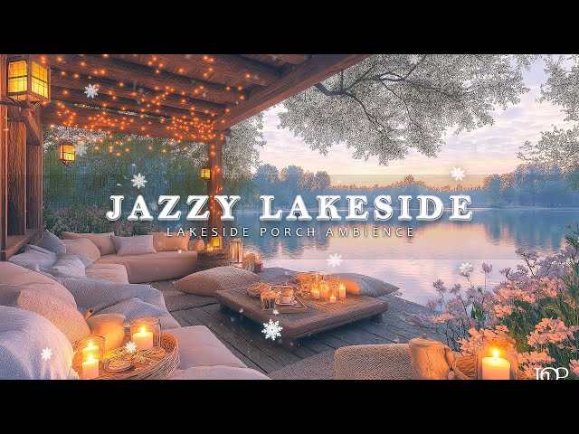 Spring Jazzy By The River With Caffe And Cake | Cool Jazz To Relaxing, Working, Studying