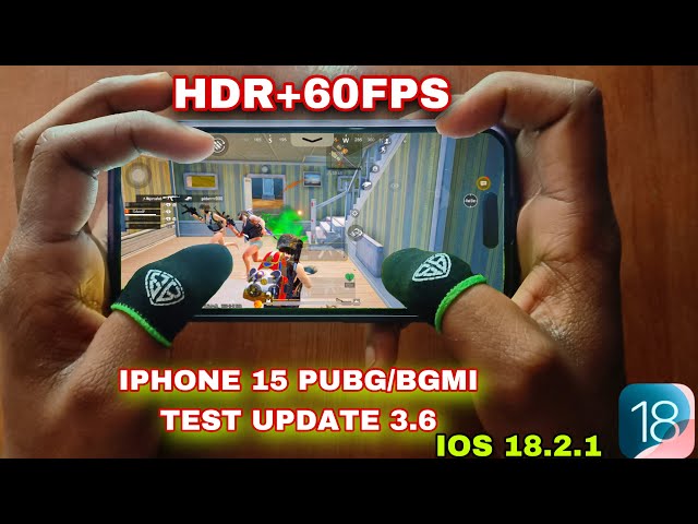 iPhone 15 BGMI Test – Unbelievable HDR Extreme Performance in Update 3.6