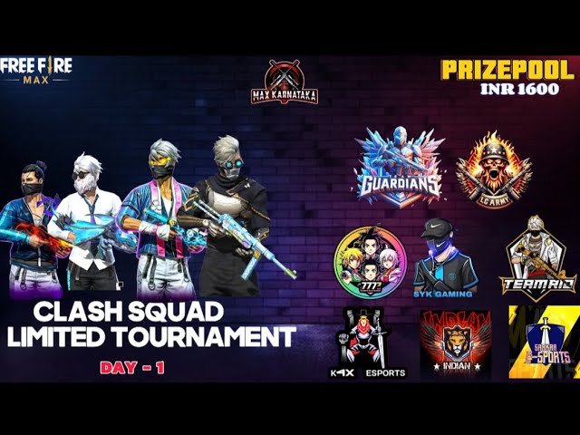 CS LIMITED TOURNAMENT DAY 1 💛❤️|| LIVE IN KANNADA#freefirelive#nonstopgaming