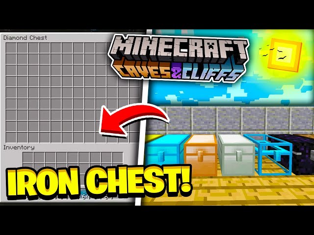 🔥Iron Chest - NOVOS BAÚS GIGANTES PARA SEU MINECRAFT PE (Bedrock)