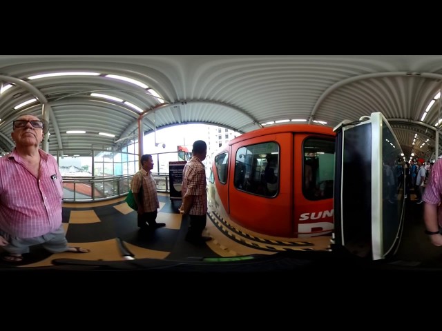 KL Monorail Experience from KL Sentral Station to Bukit Bintang