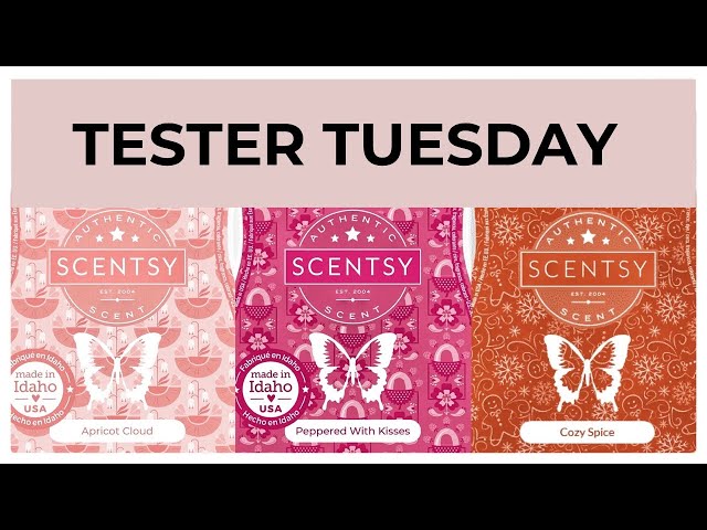 Tester Tuesday Apricot Cloud, Peppered with Kisses and Cozy Spice (Scentsy Reviews)