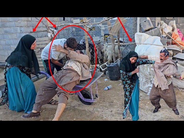 Mirza Ali's violent attack on Pari and Pari beating Mirza Ali