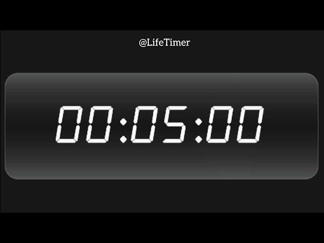 5 Minutes Countdown Timer ⏱️| LifeTimer