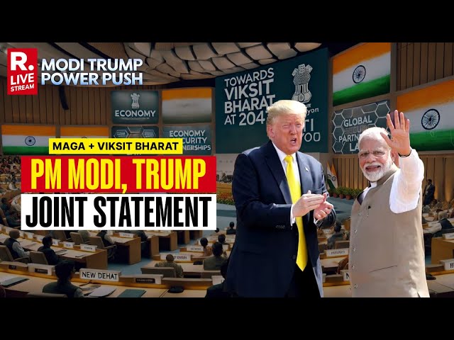 PM Modi, Trump Issue Joint Statement LIVE: Trade, Illegal Migration In Focus | MAGA | Viksit Bharat