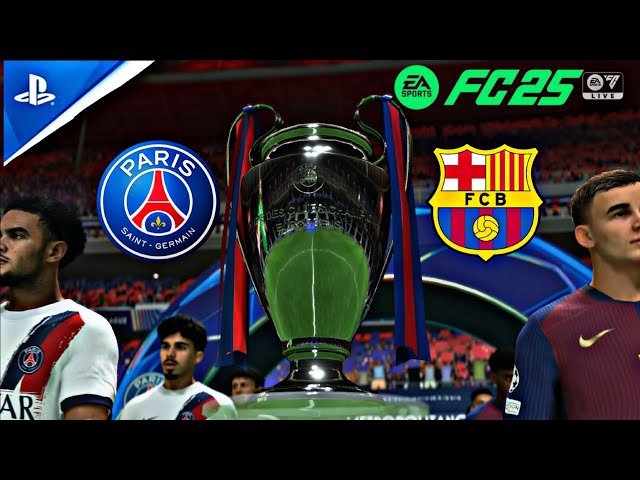 FC 25 Gameplay- PSG vs FC Barcelona [ 4K 60FPS ]