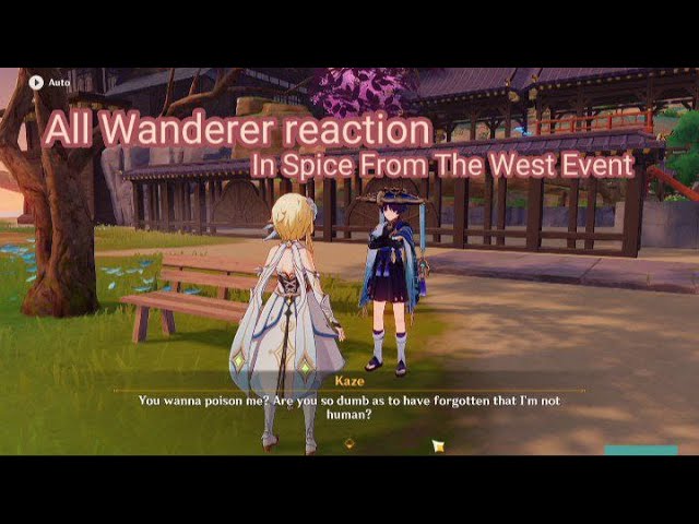 All Wanderer reaction in Spice From The West Event.[All Food]