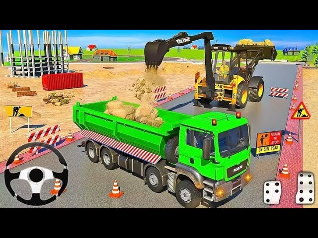 New City Road Construction Simulator game - Construction Game - Android Gameplay