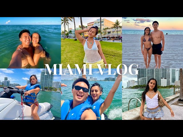 Miami Vlog🏝️ things to do + best beaches, jet skis, good eats ✈️🩵