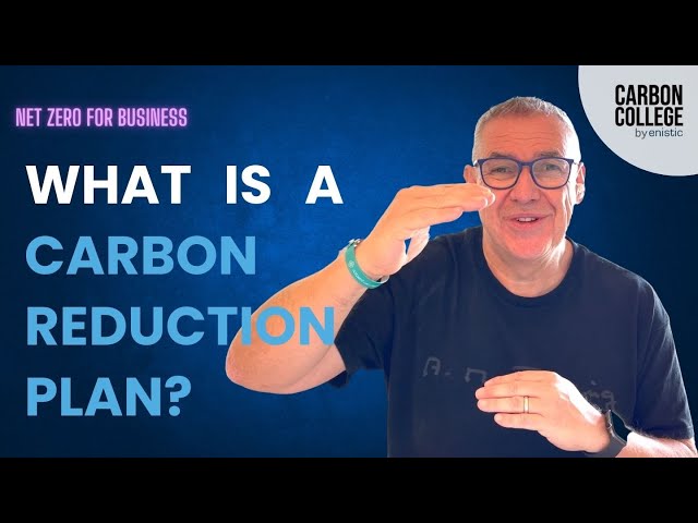 What is a Carbon Reduction Plan?