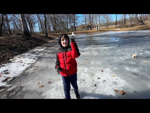 Our Saturday Walmart & Frozen Pond Adventure