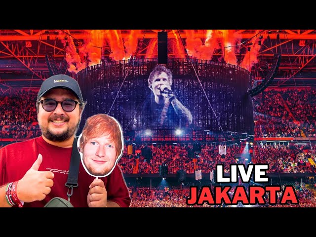 ED SHEERAN Live di Jakarta, Indonesia 🇮🇩 Bule VLOG 2024