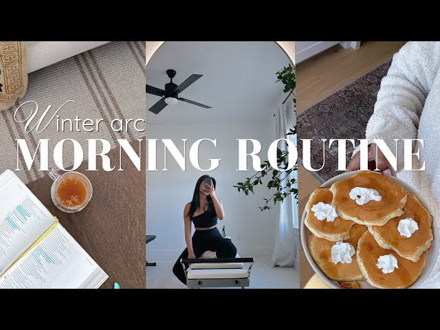 6AM WINTER MORNING ROUTINE: healthy habits that keep me ON TRACK