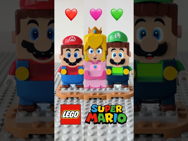 LEGO Super Mario Collection #shorts #lego #mario #luigi #peach #legosupermario