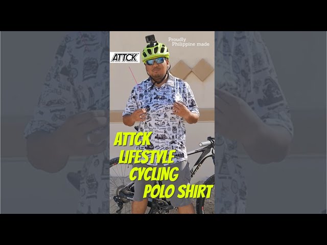 Attck Lifestyle apparel | Ride Polo Shirt | Bike Packing shirt | Polo Shirt for Cyclists #Shorts