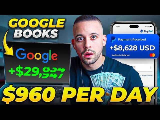 Laziest $180/Hour Google Books Side Hustle! (Make Money Online)