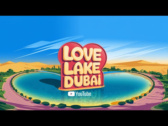 Love Lake Dubai 8K 360° Virtual Tour | Explore Dubai's Romantic Oasis