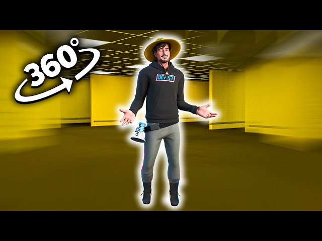 MR. BEAST in Backrooms | 360° Video VR |