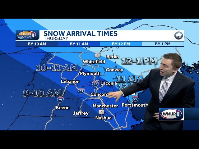 New Hampshire road conditions: Snow to have big impact Thursday