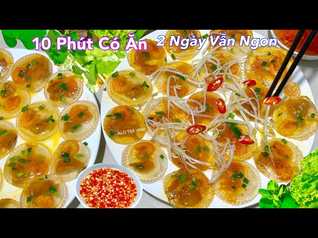 NHANH CẤP TỐC Làm Bánh Kiểu Này Không Lo Cực Mệt Mà Rất Ngon- Steamed tapioca cake