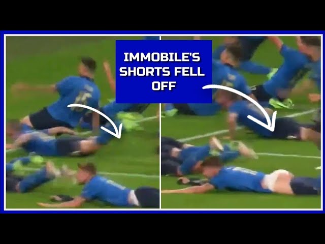 Immobile shorts fell off during celebration of winning Euro2020 | England vs Italy